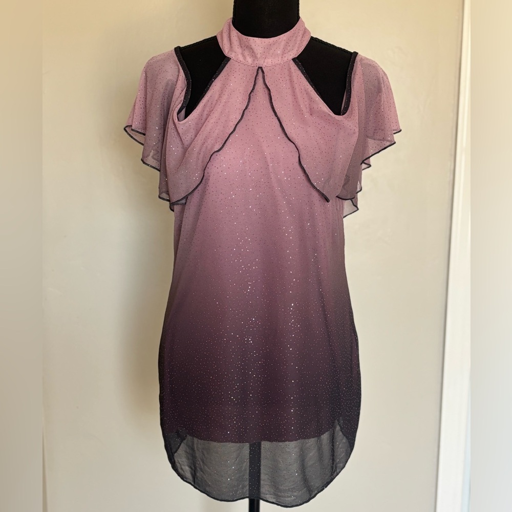 Venus Pink Ruffled Top
